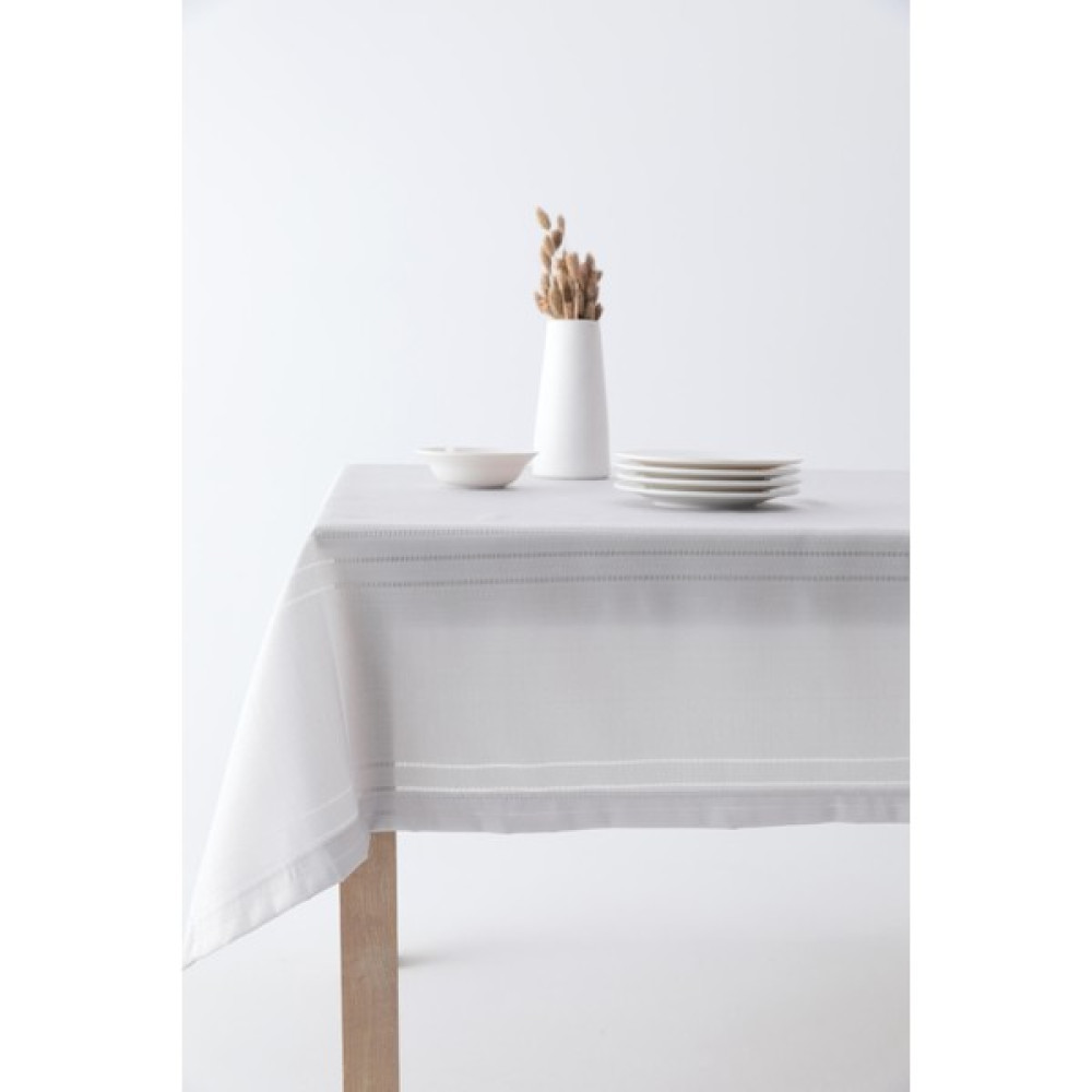 Favora Açelya Leke Tutmaz Masa Örtüsü 160X220 - Gri - 160 x 220 cm Masa Örtüsü Fiyatı