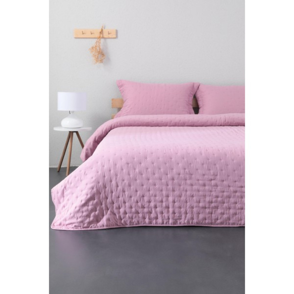 Favora Casamina Çift Kişilik Yatak Örtüsü Takımı - Gül Kurusu - 240 x 260 cm Yatak Örtüsü Fiyatı