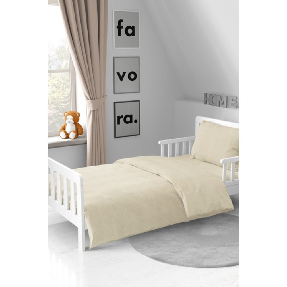 Favora Gold Ranforce Fermuarlı Tek Kişilik Nevresim Takımı - Bej - 160 x 220 cm Nevresim Takımı Fiyatı
