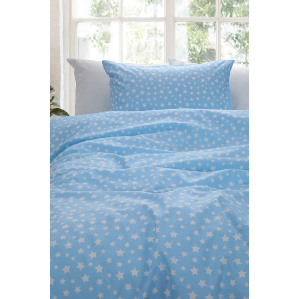 Favora Gold Tek Kişilik Nevresim Seti - Bebe Mavisi - 160 x 220 cm - Açık Mavi Nevresim Takımı Fiyatı