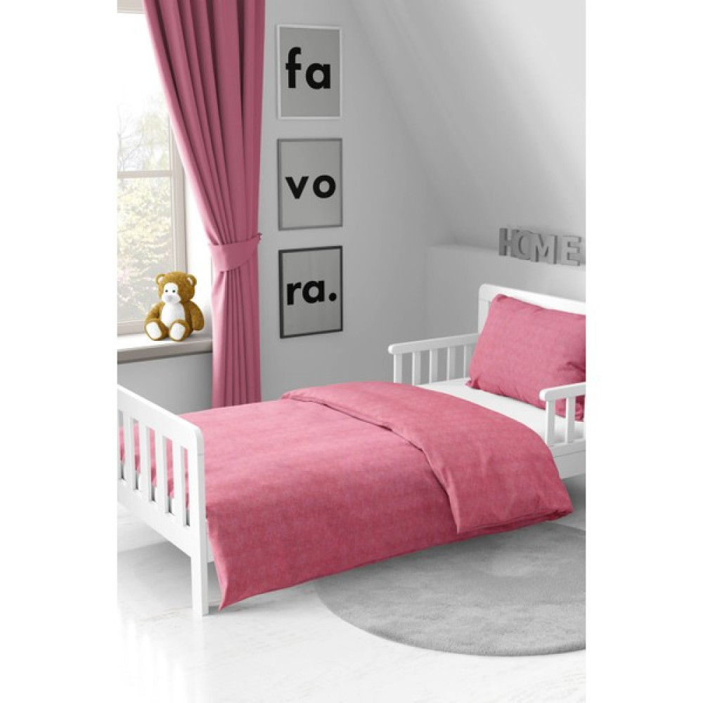 Favora Gold Tek Kişilik Nevresim Seti - Şeker Pembe - 160 x 220 cm Nevresim Takımı Fiyatı