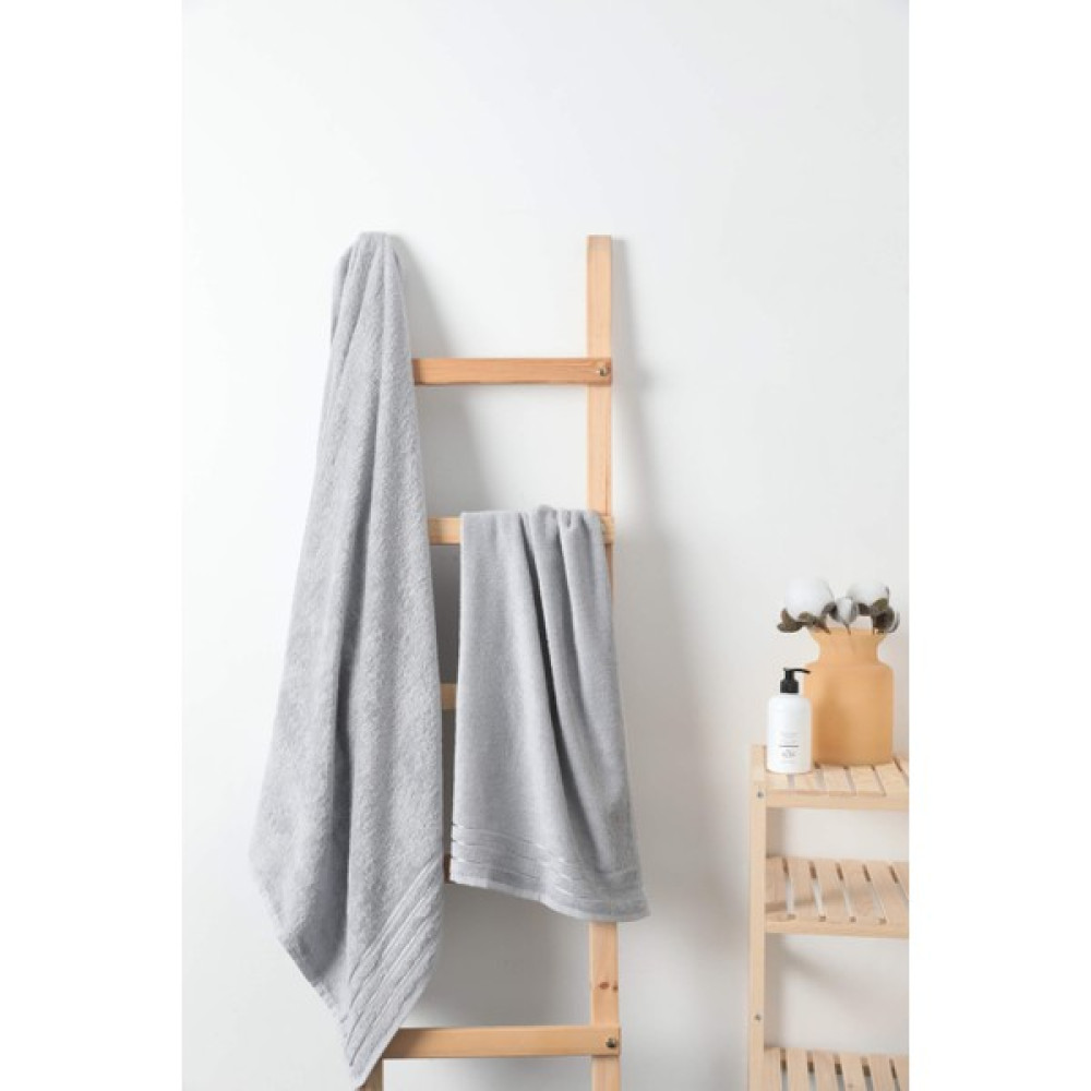 Favora Natural Bambu 2li Banyo Havlu Seti Hamam Takımı - Gri - 90 x 150 cm El / Yüz Havlusu Fiyatı