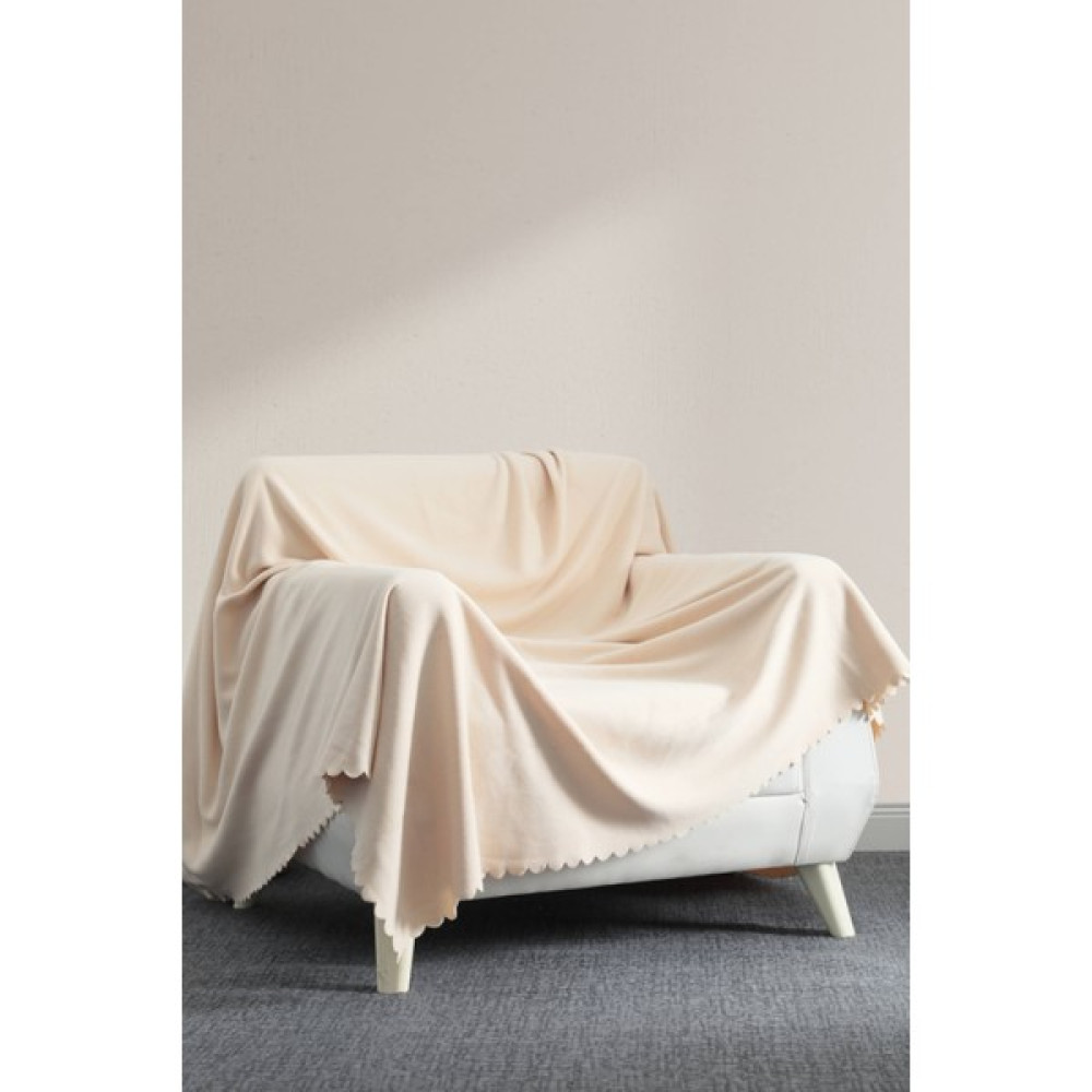 Favora Polar Çok Amaçlı Tv Battaniyesi Koltuk Örtüsü 180X230 - Bej - 180 x 230 cm Koltuk & Kanepe Örtüsü Fiyatı