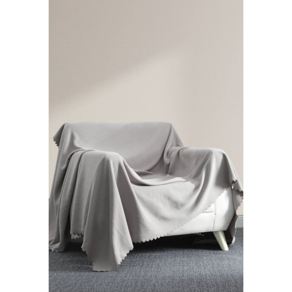 Favora Polar Çok Amaçlı Tv Battaniyesi Koltuk Örtüsü 180X230 - Gri - 180 x 230 cm Koltuk & Kanepe Örtüsü Fiyatı