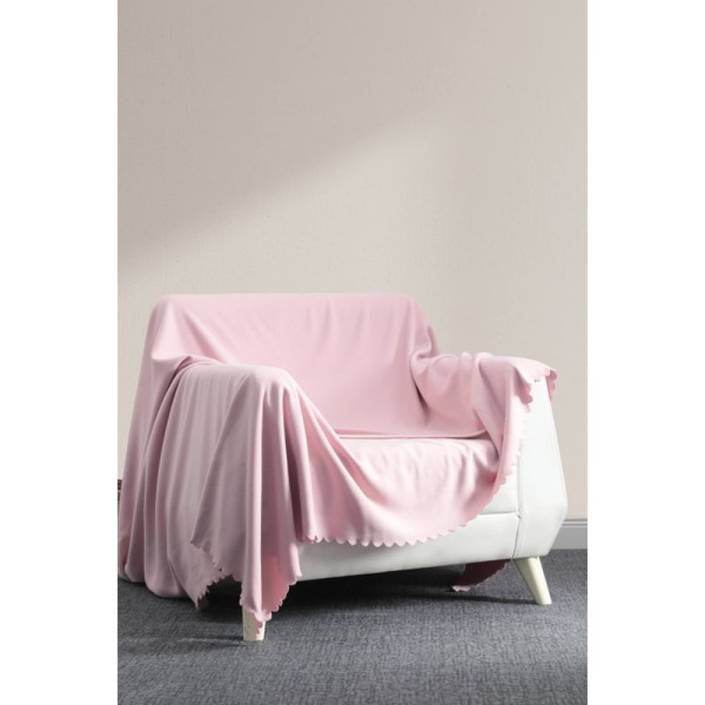 Favora Polar Çok Amaçlı Tv Battaniyesi Koltuk Örtüsü 180X230 - Pudra - 180 x 230 cm Koltuk & Kanepe Örtüsü Fiyatı