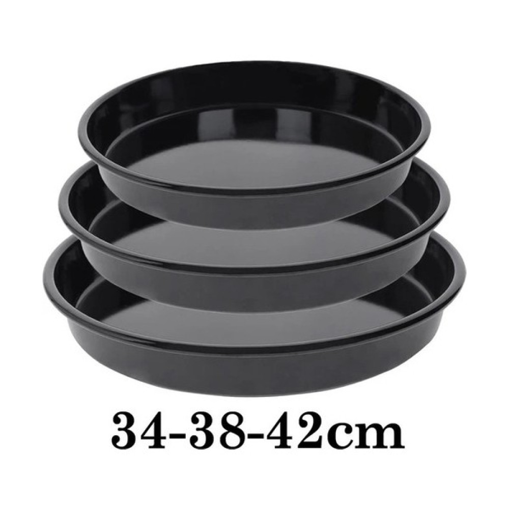 Favori Mutfak Emaye Fırın Tepsi Seti Siyah 34/38/42 cm 3 Adet - 34 cm Tepsiler / Fırın Kapları Fiyatı