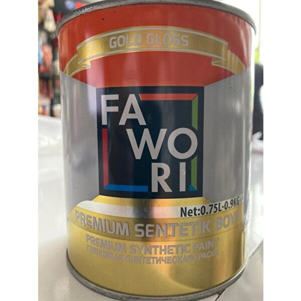 Favori Parlak Sentetik Yağlı Boya 0.75 Lt Beyaz İç Cephe Duvar Boyası Fiyatı