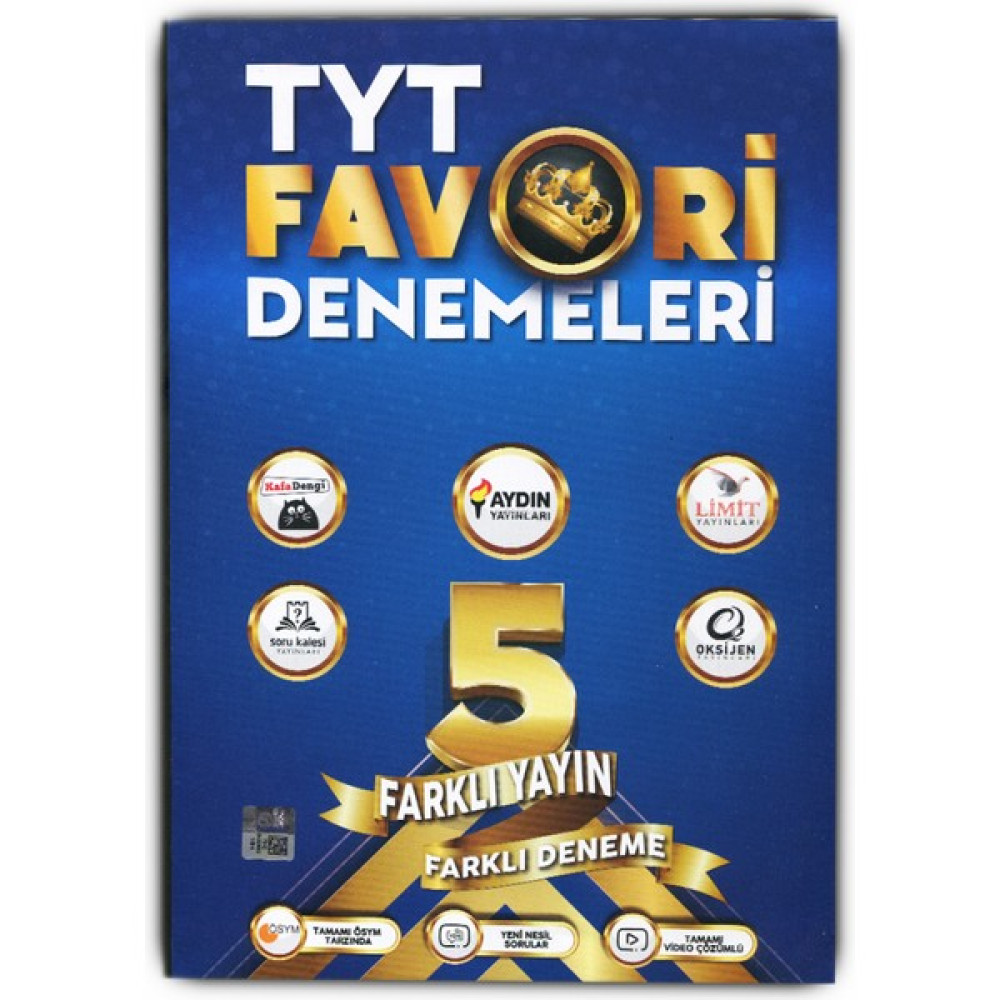 Favori Yayınları TYT 5 Farklı Deneme Tüm Dersler Fiyatı