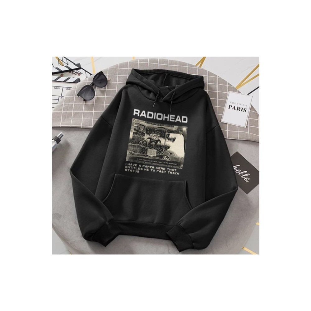 Favorim50ton Dna Breeding Siyah Kapşonlu Kalın Kumaş ( Unisex ) M Beden Bayan Sweatshirt Fiyatı