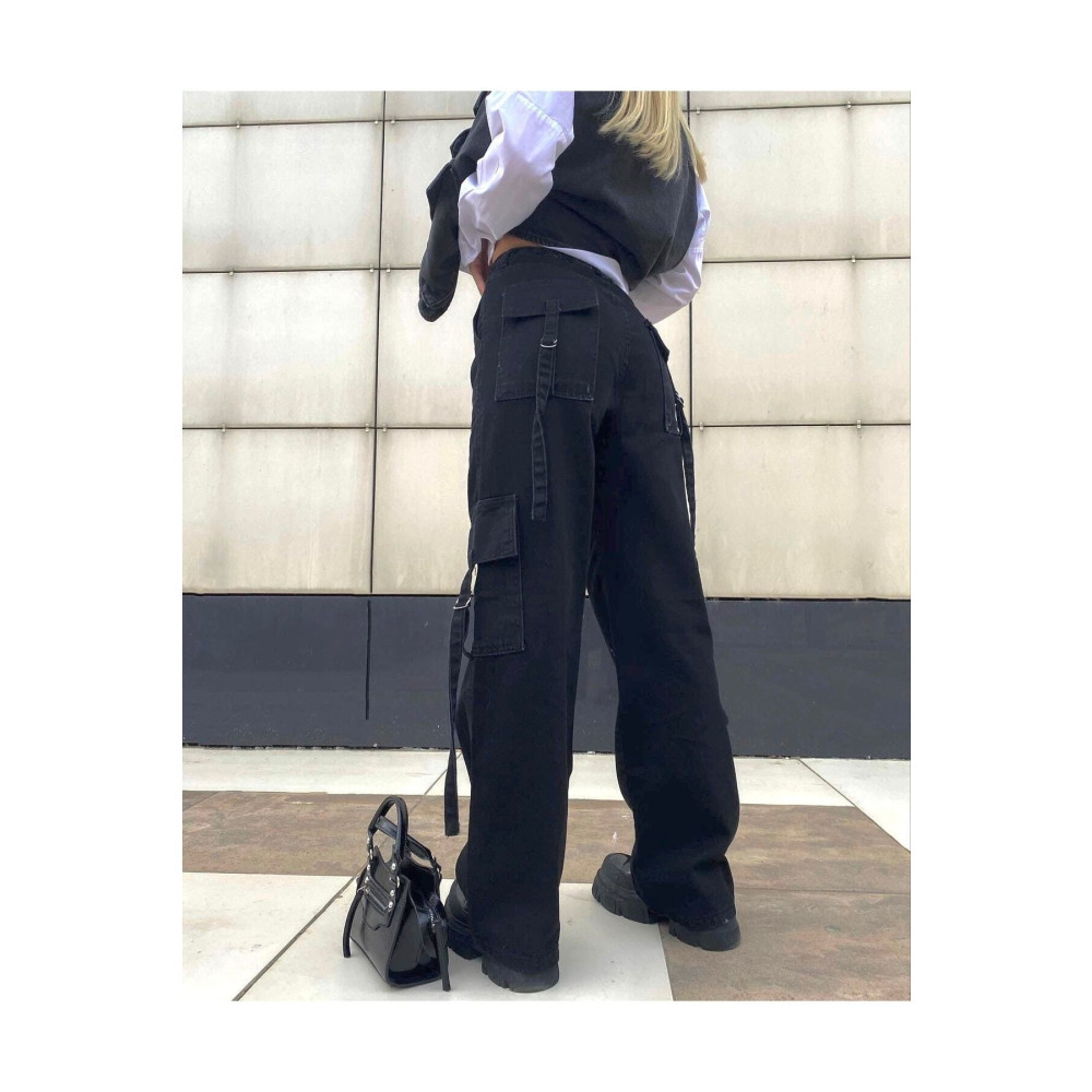 Favorim50ton New Palaska Detay Kargo Cep Pantolon ( Unisex ) XXS Beden Kadın Pantolon Fiyatı