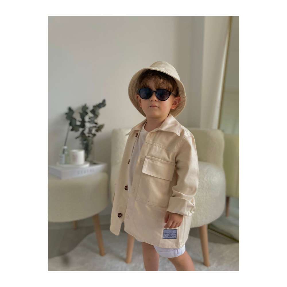 favorimkids Bebek Krem Trenç Kot Çeket 2 YAŞ Beden Bayan Ceket Fiyatı