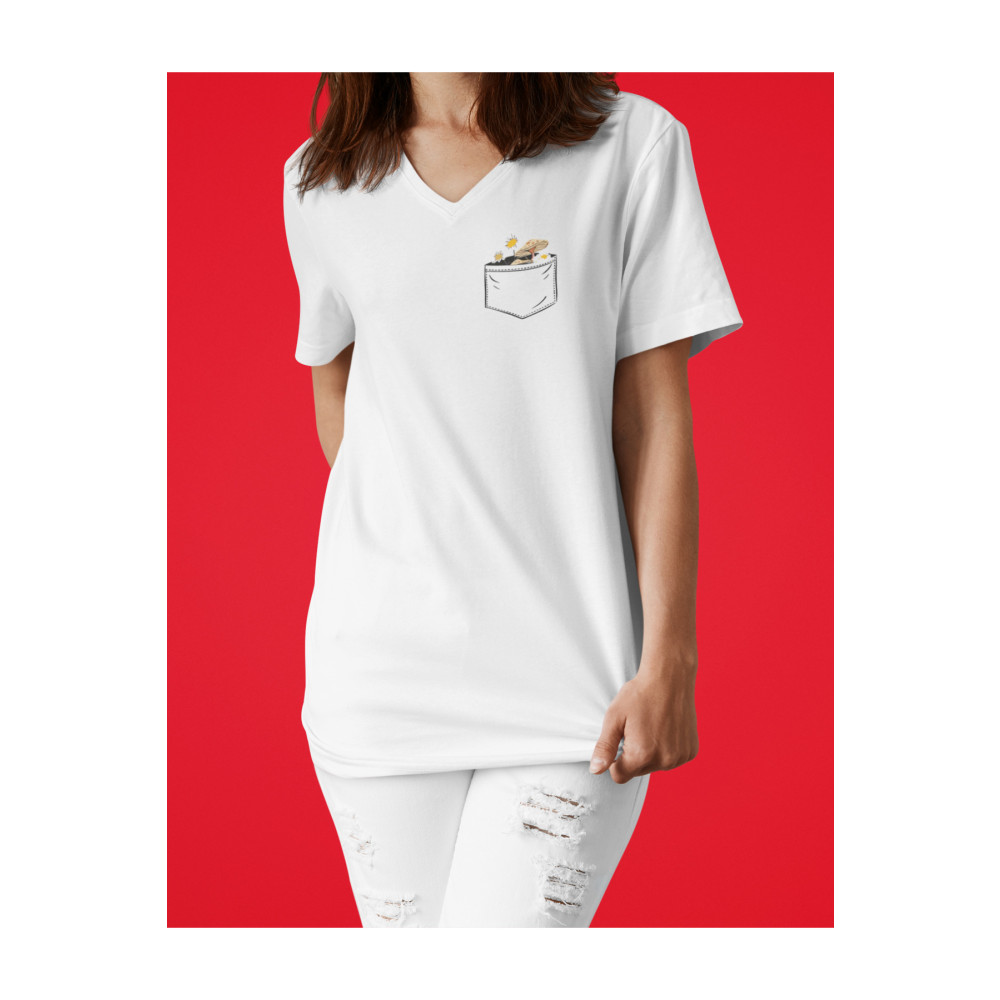 FAVORİST V Yaka Basic Çiçek Baskılı Pamuklu Tshirt (normal Kalıp) XL Beden Bayan T-shirt Fiyatı