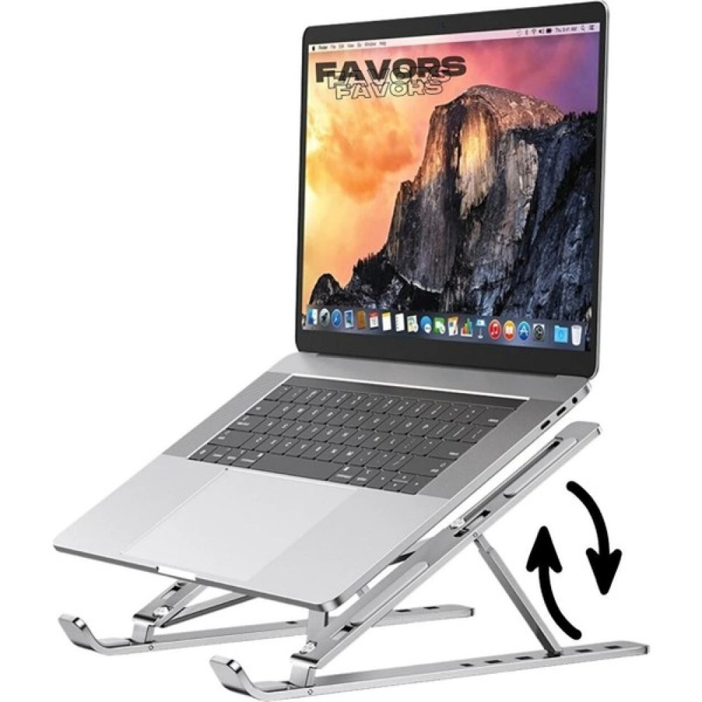 Favors Alüminyum Alaşım Ayarlı Laptop Macbook Notebook Standı Katlanabilir Laptop Yükseltici Tutucu Dizüstü Bilgisayar Aksesuarları Fiyatı