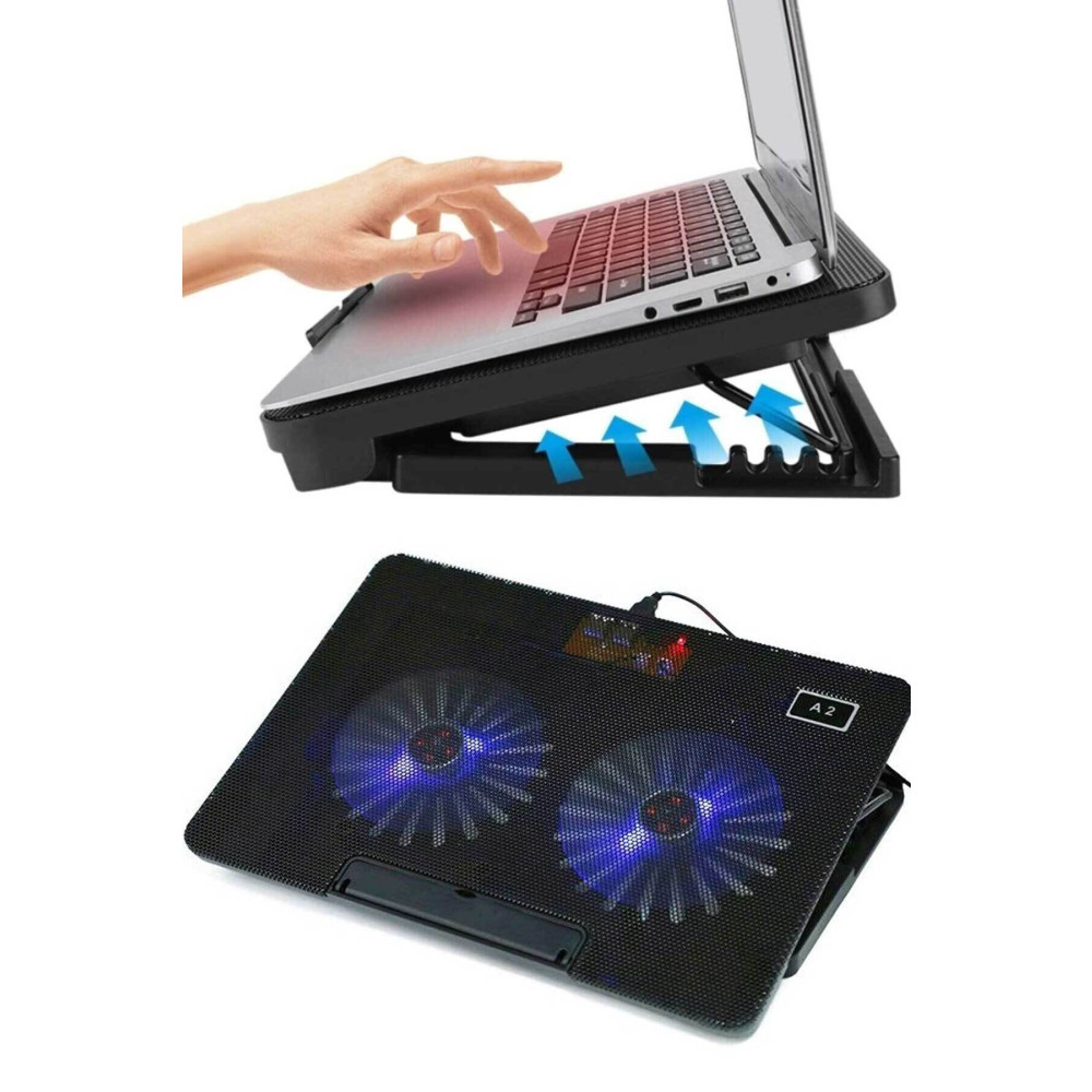 Favors Çift Fanlı Üç Kademe Ayarlanabilir 17 Laptop Soğutucu Fan Soğutucular Fiyatı