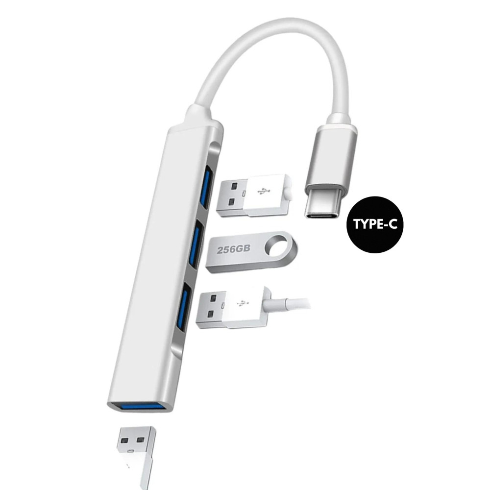 Favors Type-c To Usb Hub 4 Port Çoklayıcı Macbook Ile Uyumlu Çoğaltıcı Type C To Usb Converter Hub Bilgisayar Çevirici ve Adaptörü Fiyatı