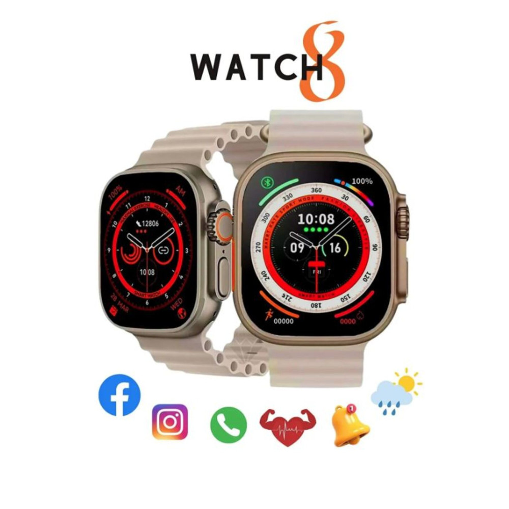 Favors Watch T8 Ultra Gri Uyumlu Akıllı Saat Arama Yapma Sensörlü Spor Mod Bildirim Türkçe Smart Watch Akıllı Saat Fiyatı