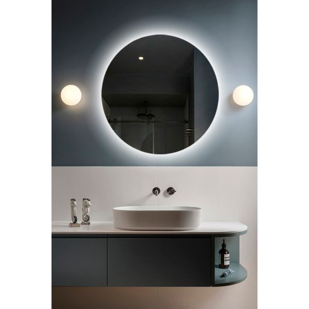 Faw Decor LED Işıklı Yuvarlak Model Dekoratif Duvar Aynası, Modern Eşsiz Ayna, Ayna Duvar Dekorasyon Ürünü - Beyaz - 50x50 cm Ayna Fiyatı