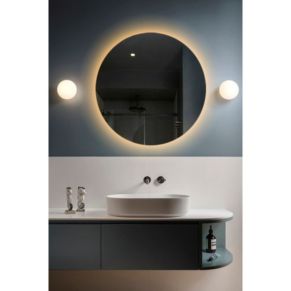 Faw Decor LED Işıklı Yuvarlak Model Dekoratif Duvar Aynası, Modern Eşsiz Ayna, Ayna Duvar Dekorasyon Ürünü - Sarı - 70x70 cm Ayna Fiyatı