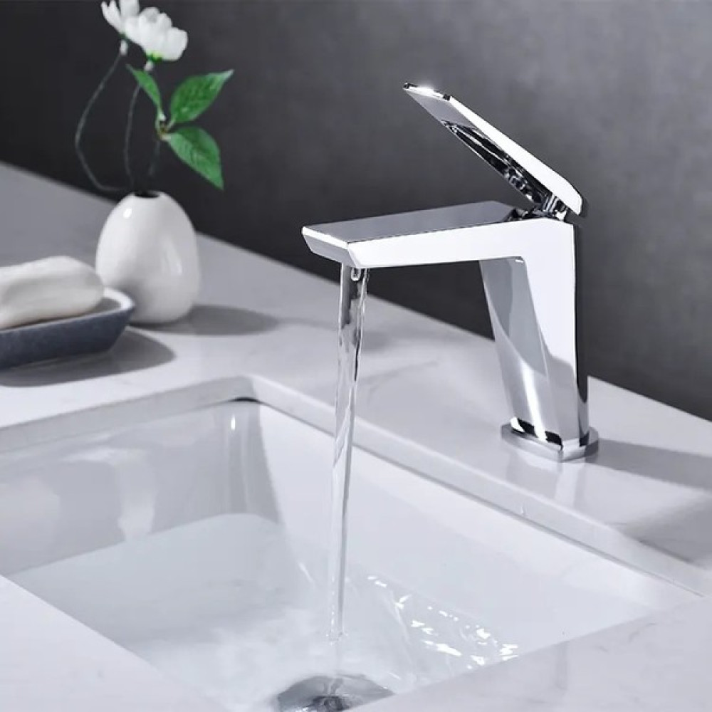 FAWER Faucet & Shower Fleko Mustang Krom Lavabo Bataryası Bataryalar & Musluklar Fiyatı