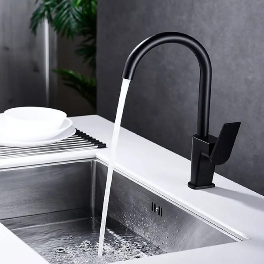 FAWER Faucet & Shower Fleko Mustang Siyah Mutfak Eviye Bataryası Bataryalar & Musluklar Fiyatı