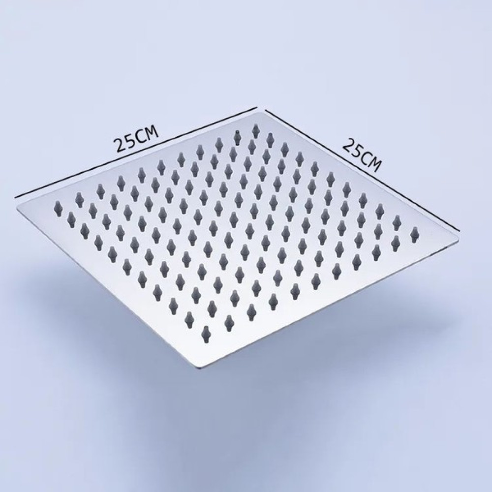 Fawer Tepe Duş Başlığı Kare 25X25 Paslanmaz Çelik - Krom Duş Başlığı Fiyatı
