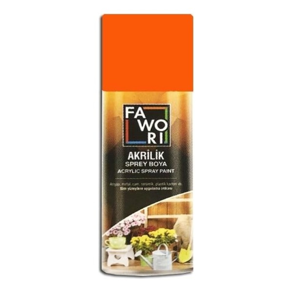 Fawori Akrilik Sprey Boya 400 Ml Turuncu Boya Malzemeleri Fiyatı
