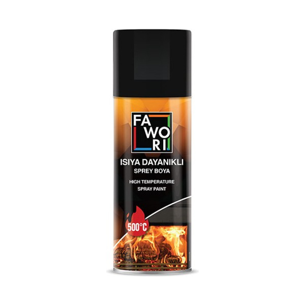 Fawori Boya Fawori Isıya Dayanıklı Boya - Siyah - 400ML Boya Malzemeleri Fiyatı