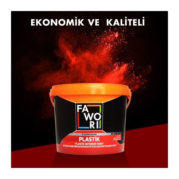 Fawori Boya Plastik Mat Boya 3,5Kg Kil Taşı Diğer Fiyatı