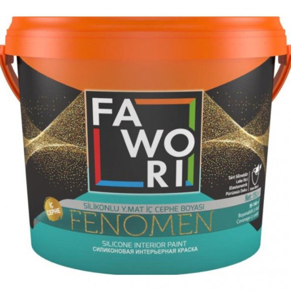 Fawori Fenomen Silikonlu Ic Cephe Boyasi 15 Lt Boyalar Fiyatı