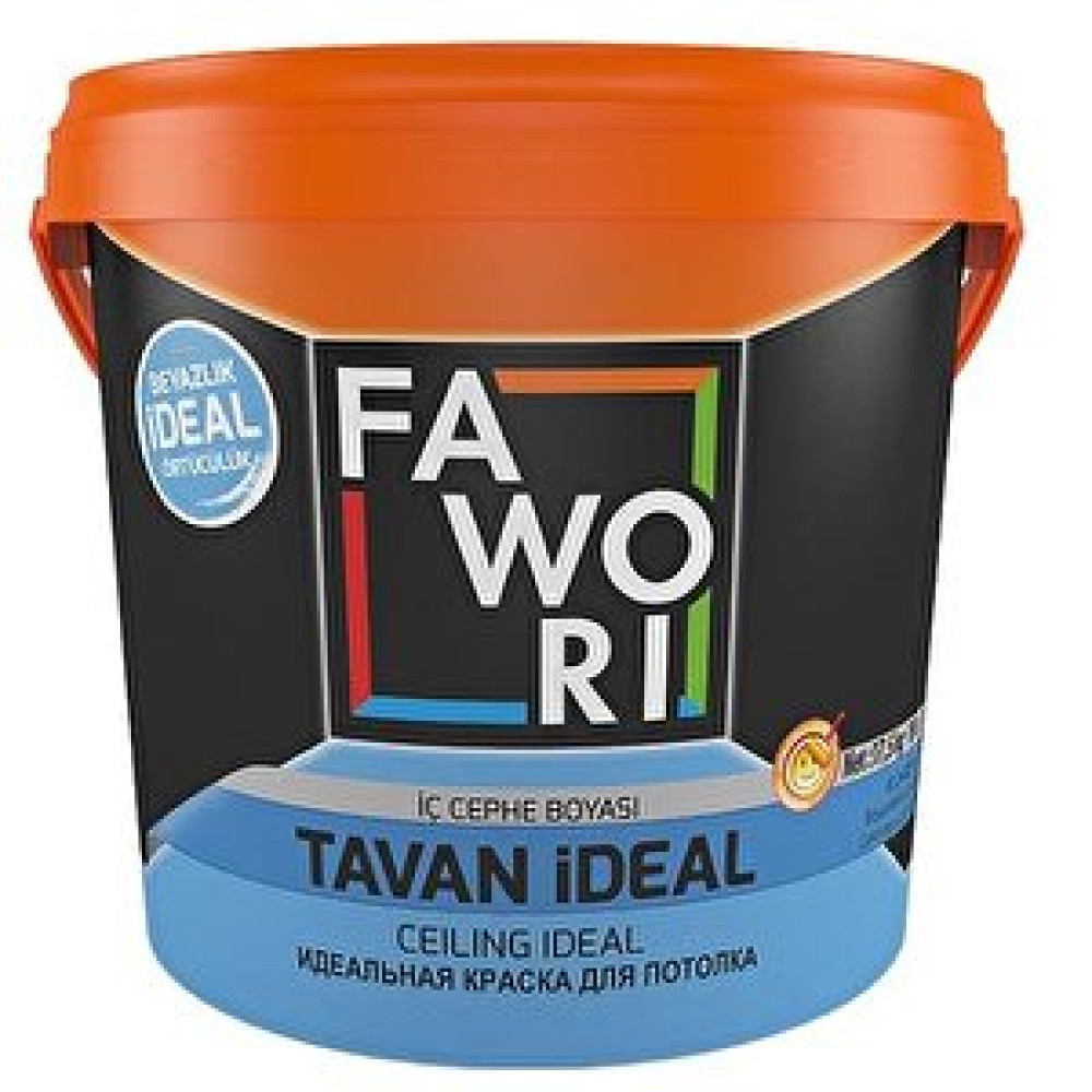 Fawori İdeal Tavan Boyası 10 Kg Beyaz Boyalar Fiyatı
