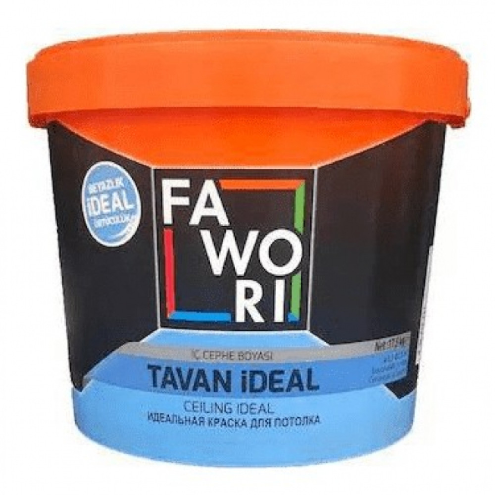 Fawori Ideal Tavan Boyasi 17.5 Kg Boyalar Fiyatı