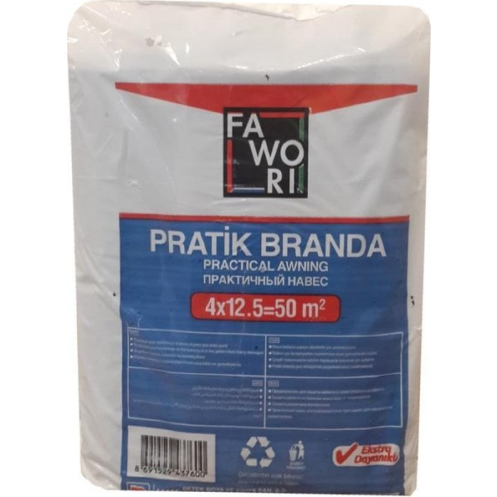 Fawori Pratik Branda 4X12.5 50 M2 Boya Malzemeleri Fiyatı