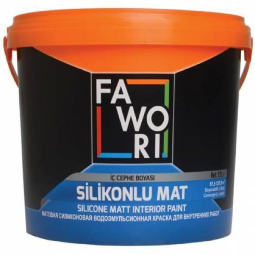 Fawori Silikonlu Mat Ic Cephe Boyasi 2,5 Lt Boyalar Fiyatı
