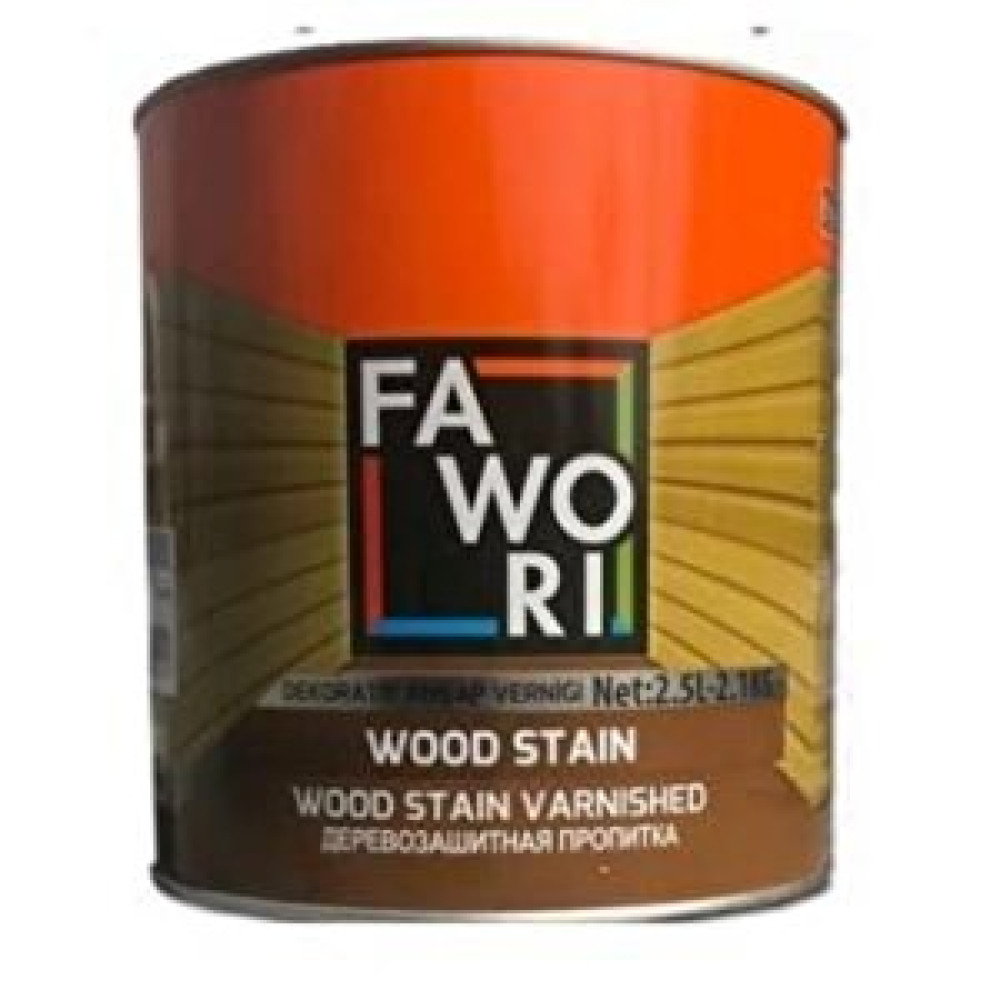 Fawori Wood Stain Ahşap Verniği Sarı Meşe 2.5 Lt Boya Malzemeleri Fiyatı
