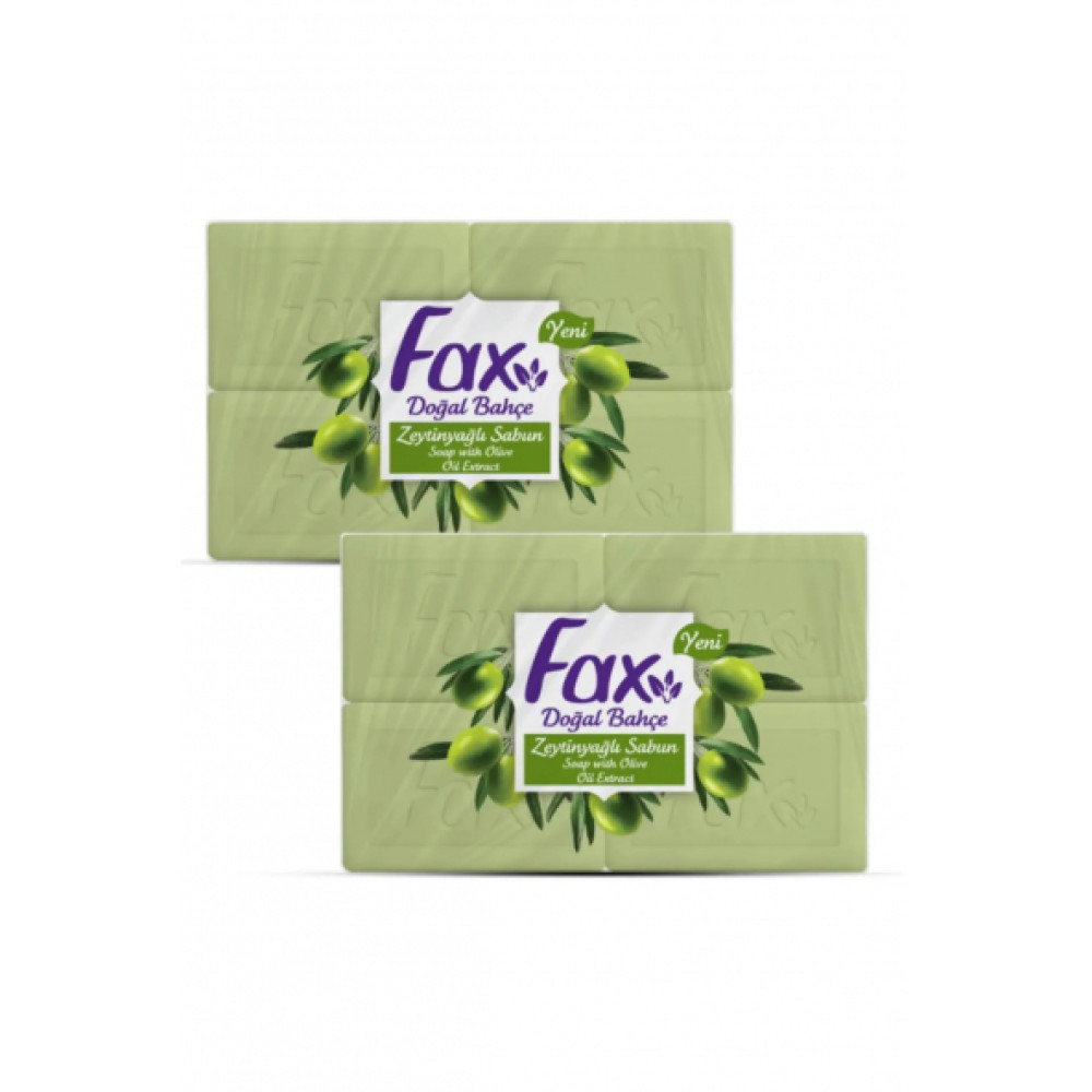 Fax Banyo Sabunu Zeytinyagli Kalip Sabun 4X125 Gr X 2 Paket Duş Jelleri ve Banyo Köpükleri Fiyatı