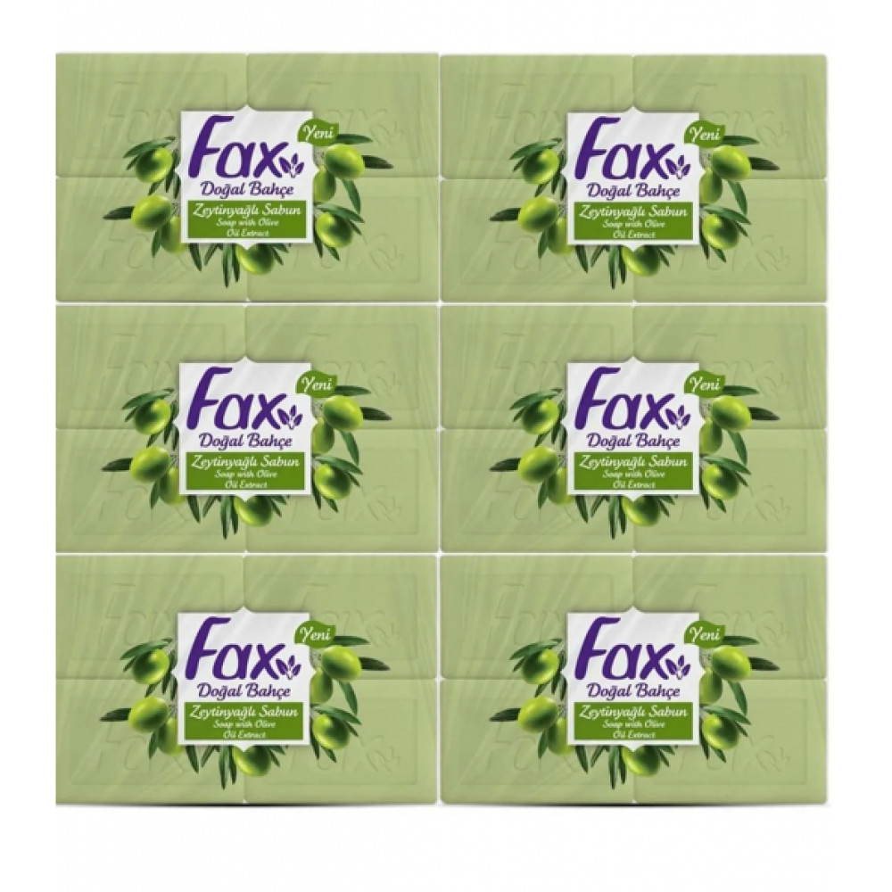 Fax Banyo Sabunu Zeytinyagli Kalip Sabun 4X125 Gr X 6 Paket Duş Jelleri ve Banyo Köpükleri Fiyatı