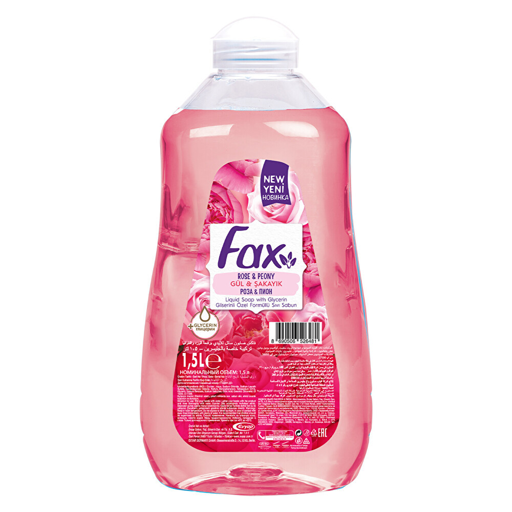 Fax Sıvı Sabun Gül & Sakayık 1,5l Sabunlar Fiyatı