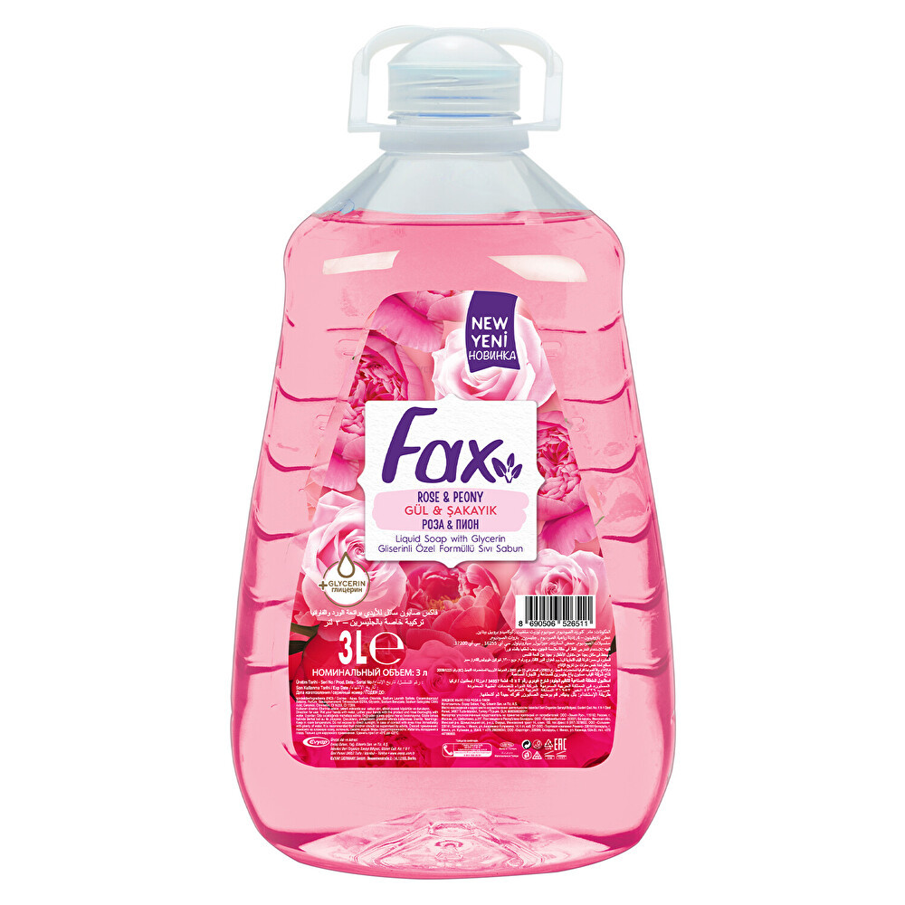 Fax Sıvı Sabun Gül & Sakayık 3 L Sabunlar Fiyatı