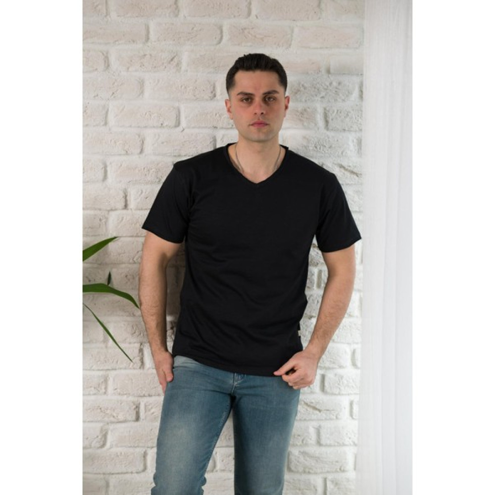 Fbi Jeans Fbı Slimfit Yırtıklı V Yaka Pamuklu Erkek Yazlık T-Shirt Erkek T-shirt Fiyatı