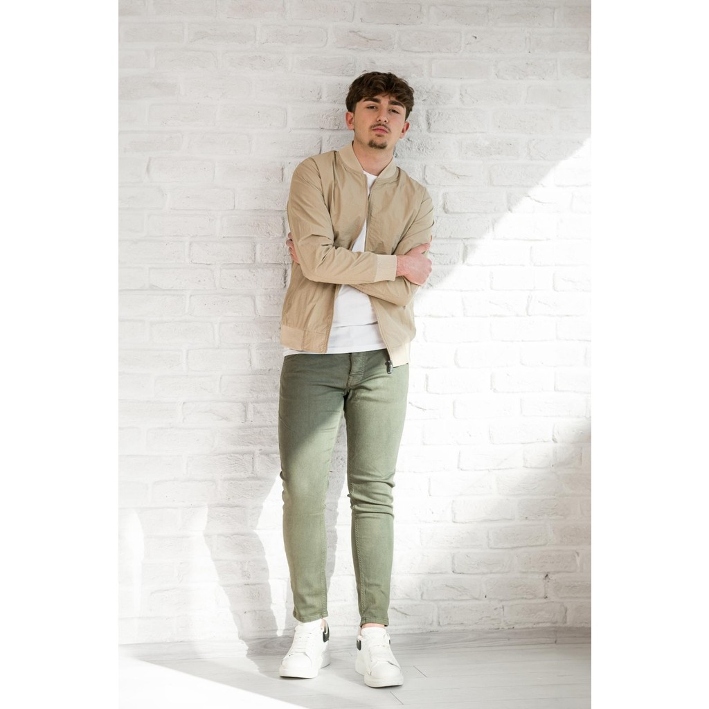 Fbı Jeans Slimfit Gofre Kumaş Kolej Yaka Astarlı Baharlık Mont Giyim & İç Giyim Fiyatı