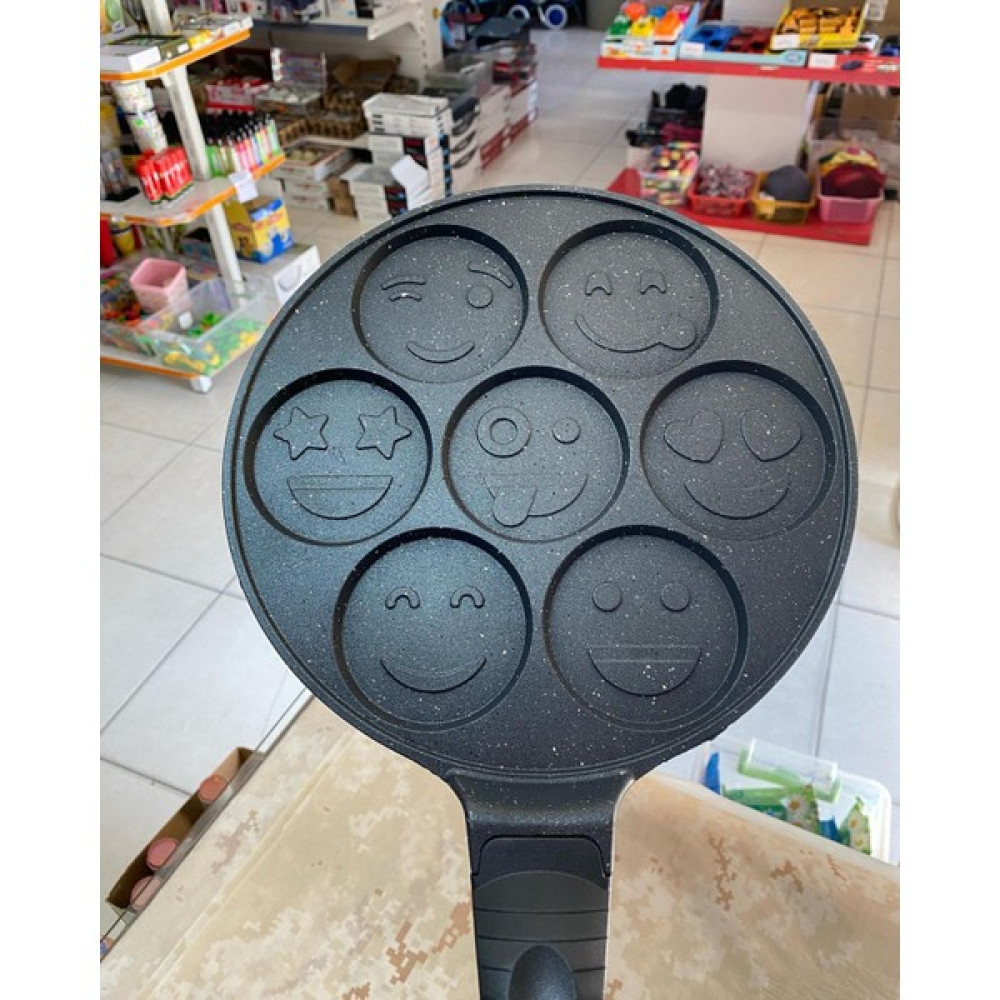 Fc Emojili 7 Bölmeli Pankek Tava Tavalar Fiyatı