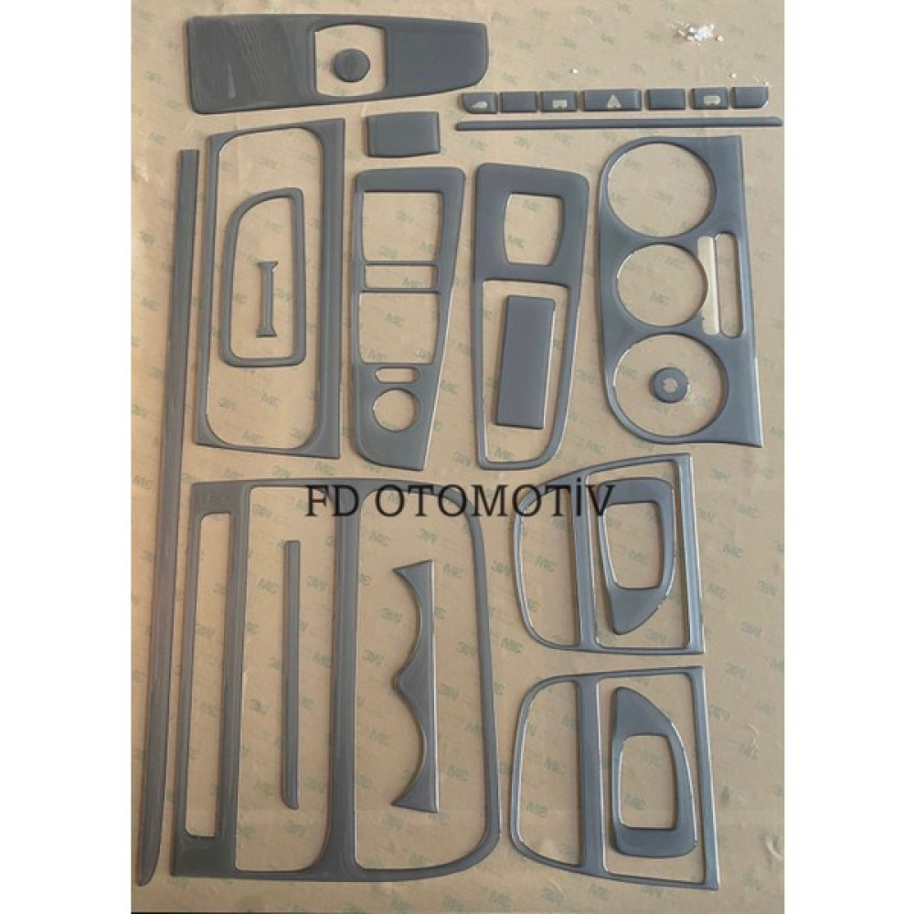 FD Otomotiv Fıat Linea ( Gümüş Gri Özel Set ) Konsol Maun Kaplama Oto Boyaları Fiyatı