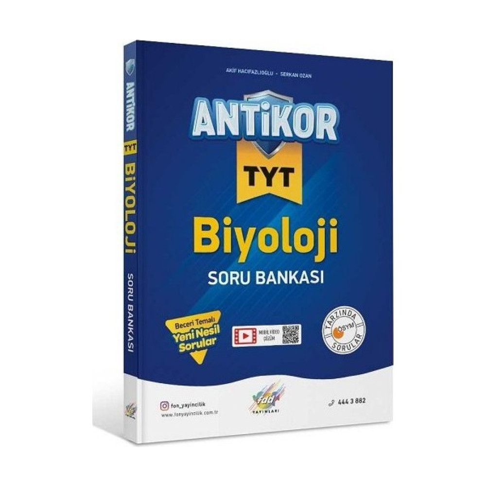 Fdd TYT Biyoloji Antikor Soru Bankası Temel Yeterlilik Testi (TYT) Fiyatı