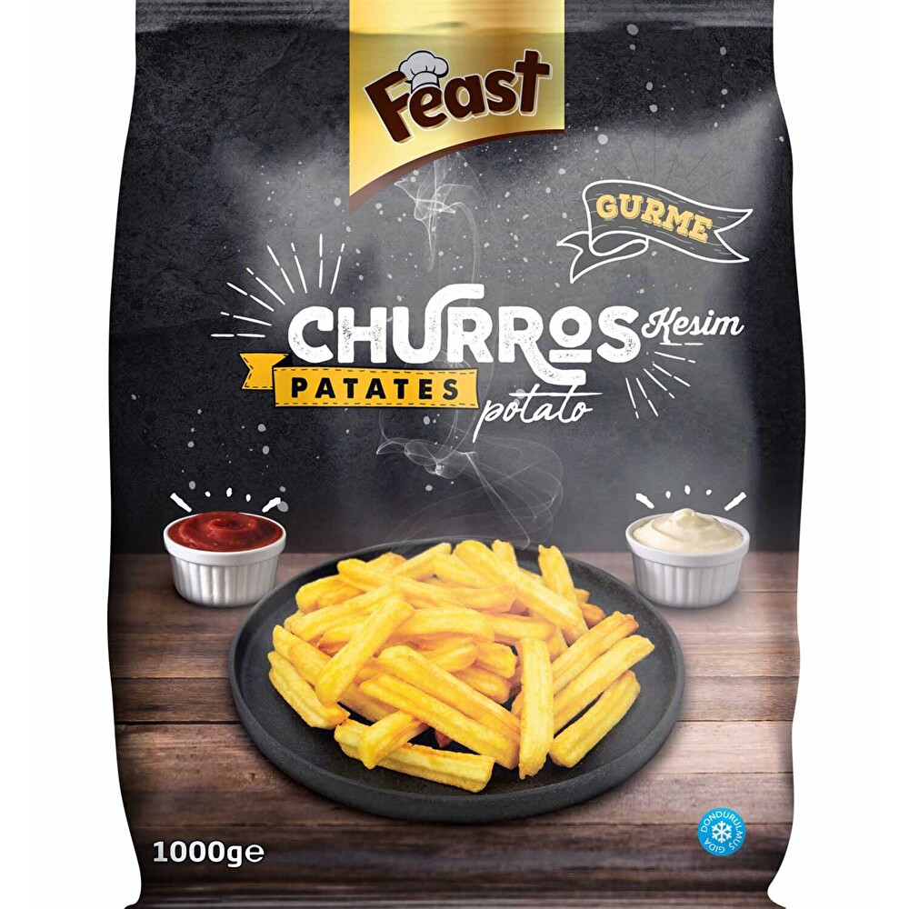 Feast Churros Kesim Patates 1 Kg Dondurulmuş Gıda Fiyatı