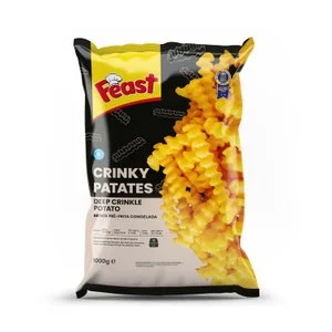 Feast Crinky Patates 1000 g Diğer Fiyatı