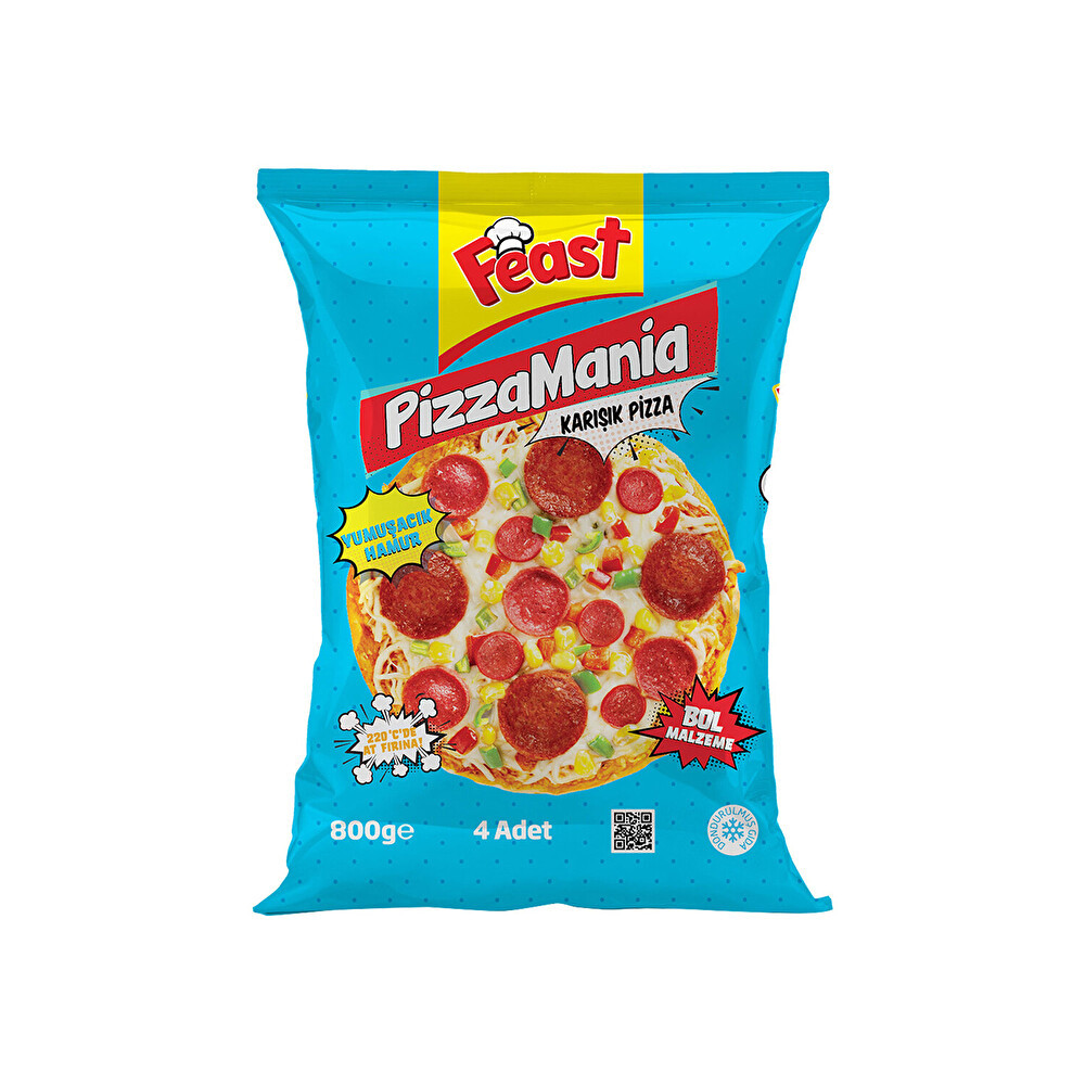 Feast Karışık Pizza 4'lü Dondurulmuş Gıda Fiyatı