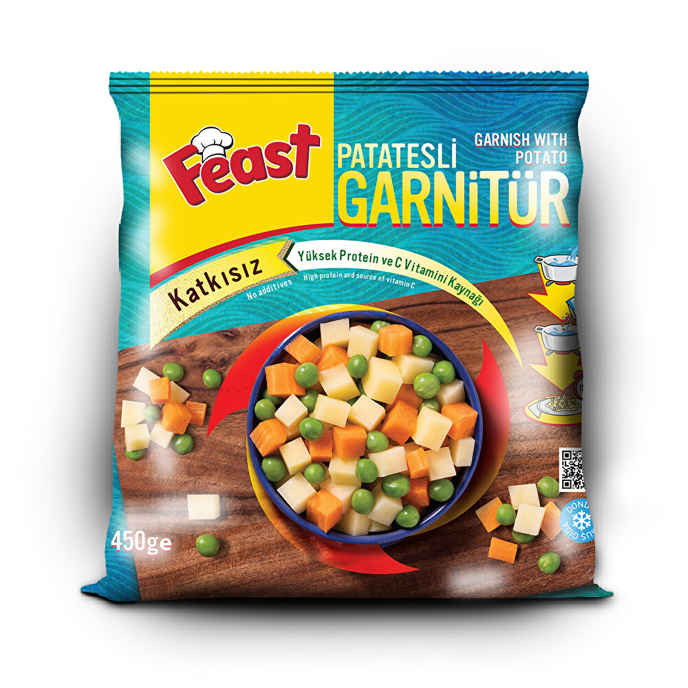 Feast Patatesli Garnitür 450 G Dondurulmuş Gıda Fiyatı