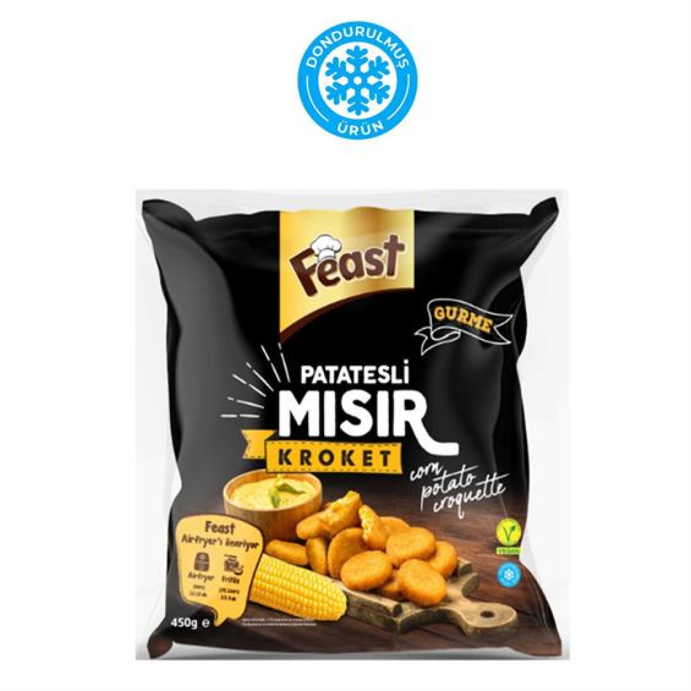 Feast Patatesli Mısır Kroket 450 gr Dondurulmuş Gıda Fiyatı