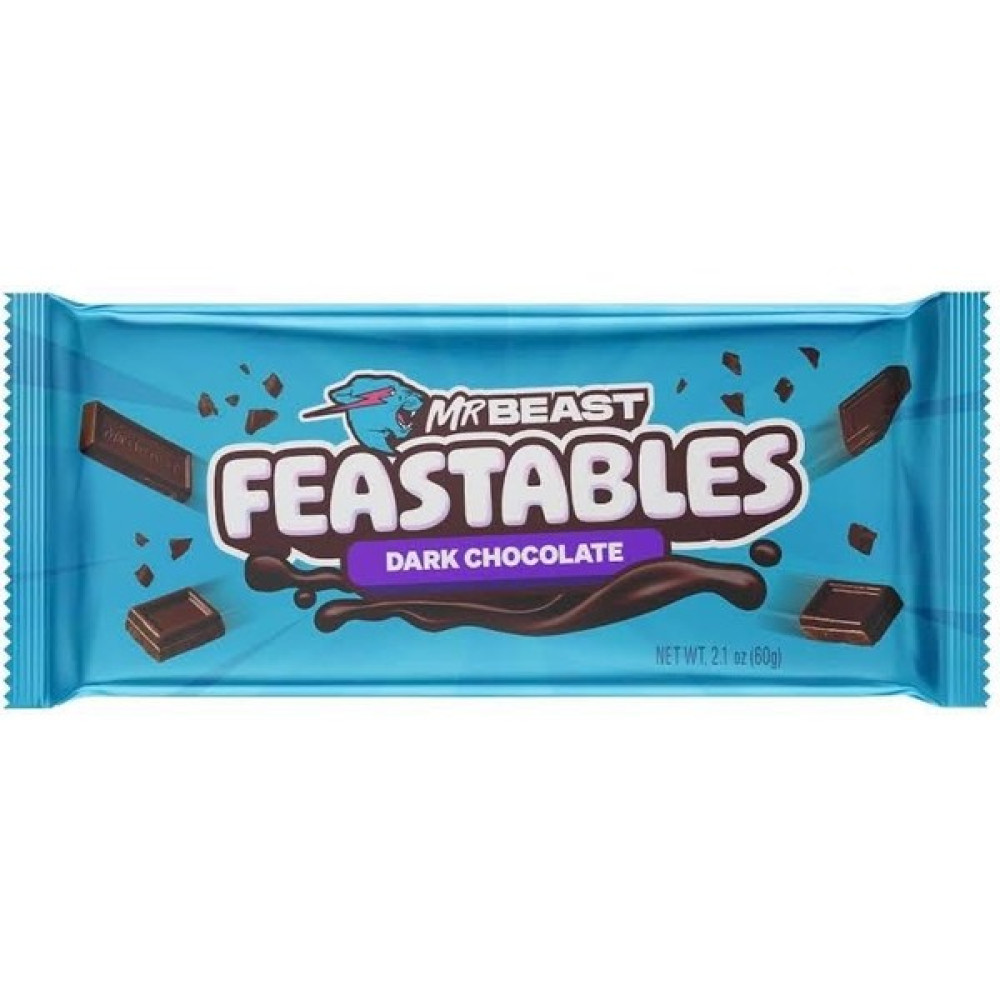 Feastables Mr Beast Dark Chocolate 60 gr - 1 Adet Çikolata ve Gofret Fiyatı
