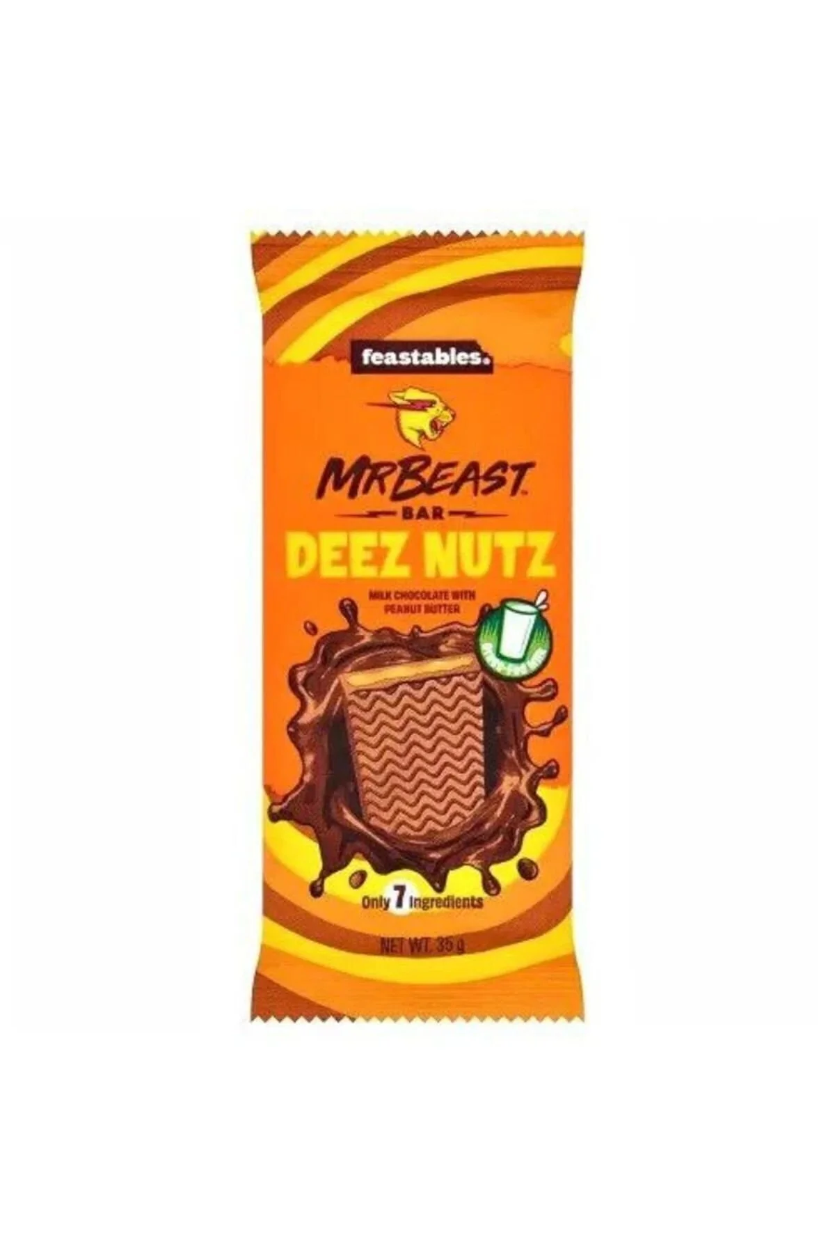 Feastables Mr Beast Deez Nutz Chocolate Bar 35 g" Çikolata ve Gofret Fiyatı